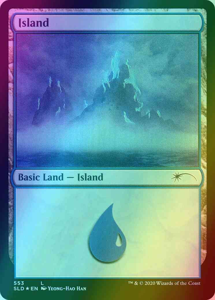 Island [0553] [Jumpstart: Spirits] [Secret Lair Drop] [Foil]