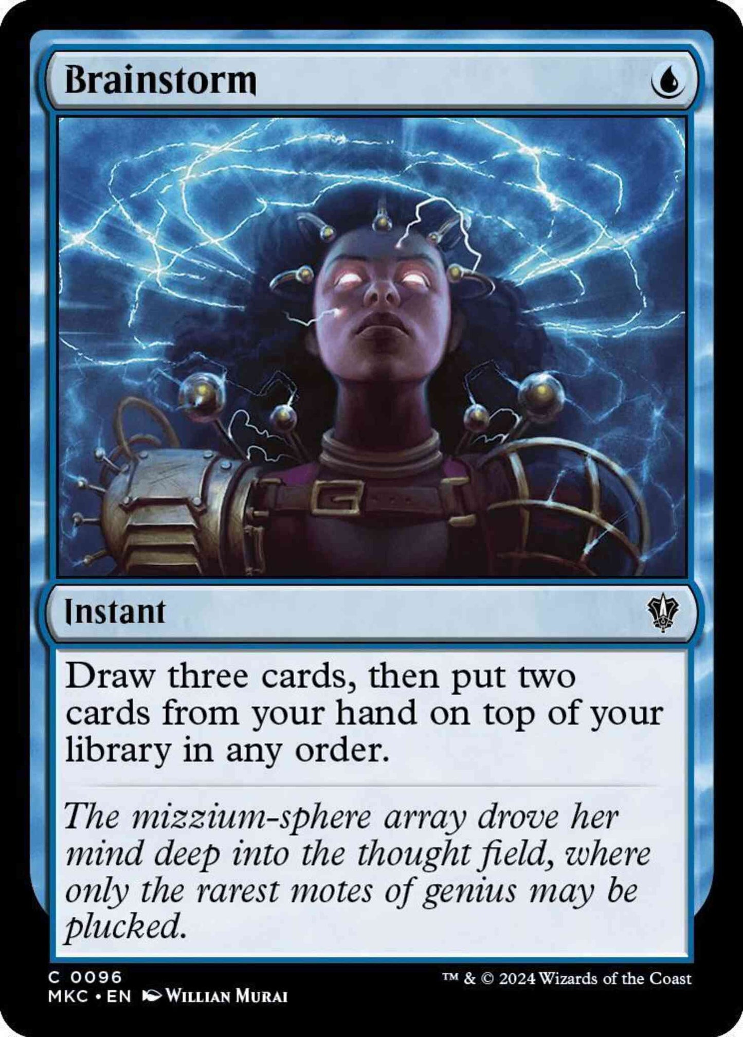 Brainstorm [96] [Murders at Karlov Manor: Commander] [Non-Foil]