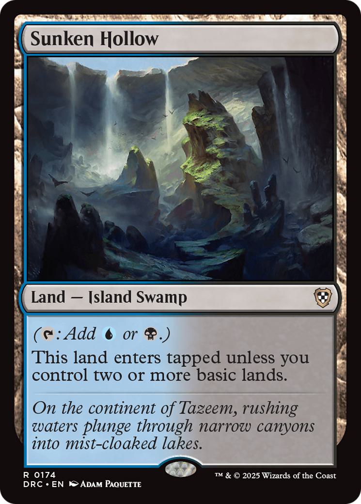Sunken Hollow [174] [Aetherdrift: Commander] [Non-Foil]
