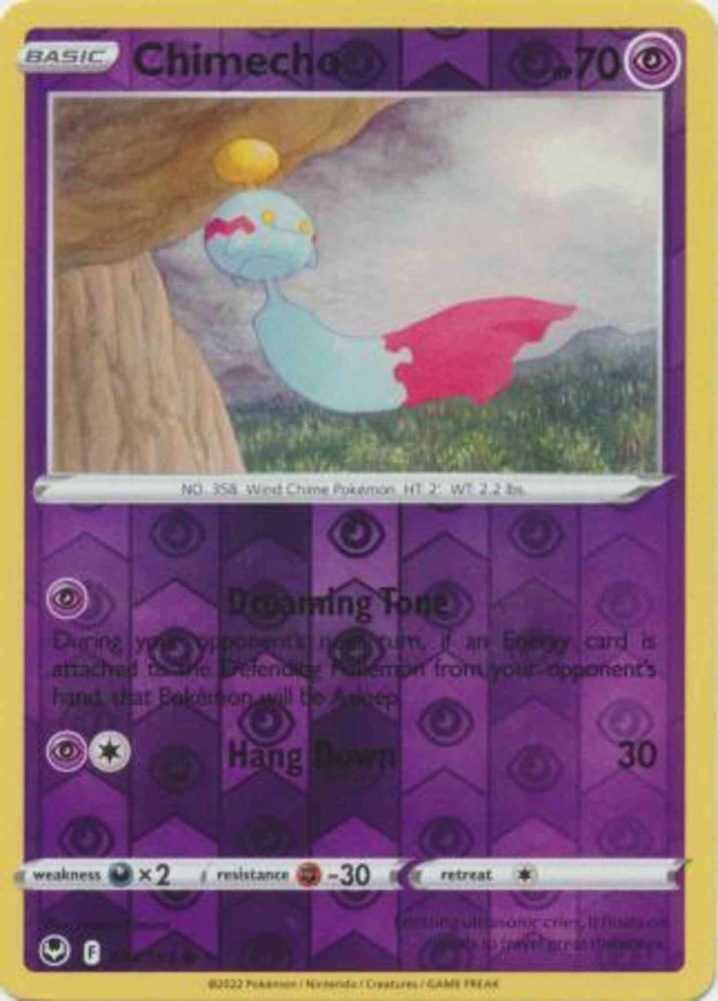 Chimecho - 074/195 - Common [swsh12-074] [Reverse Holo]