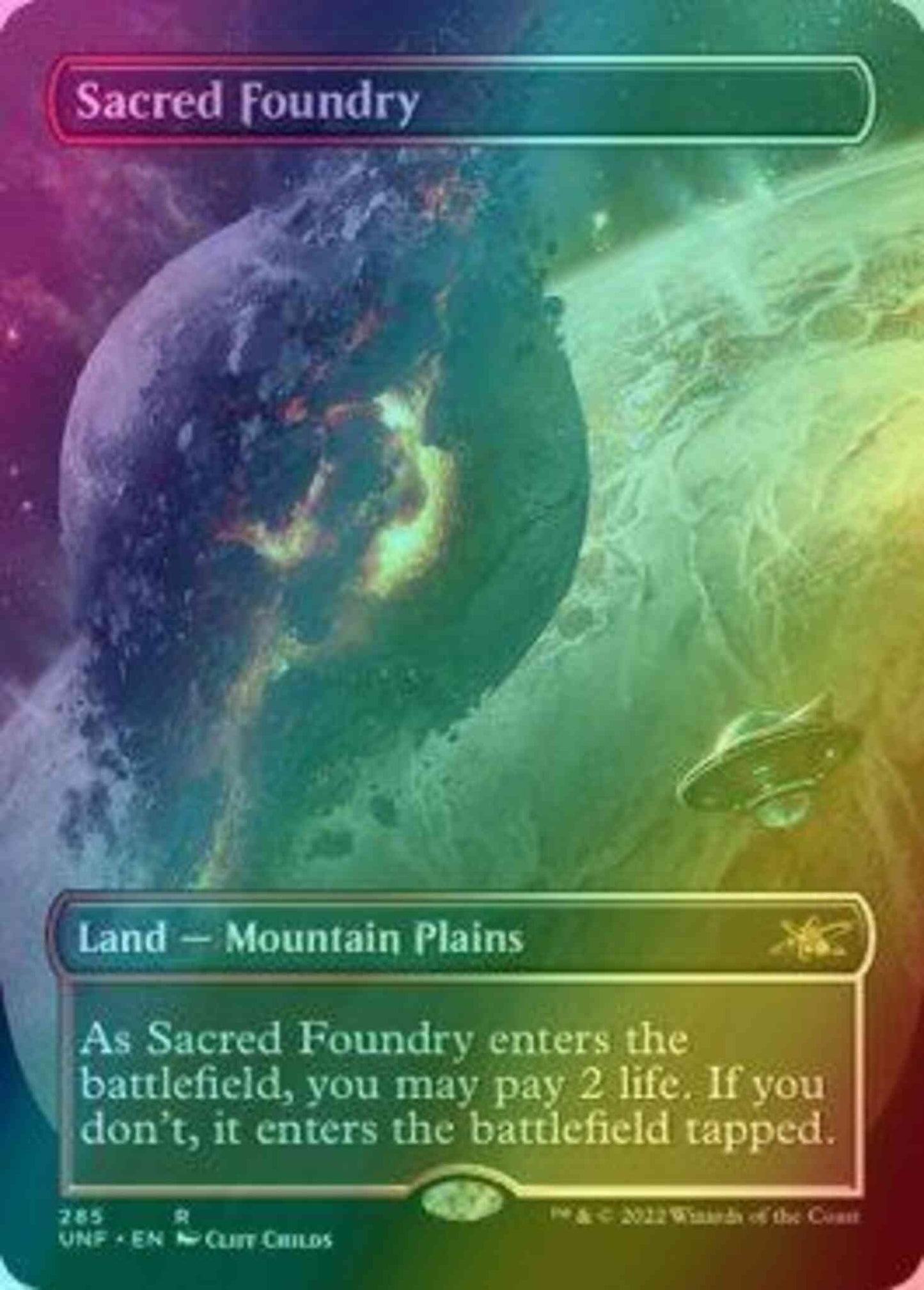 Sacred Foundry [285] [Borderless] [Unfinity] [Foil]