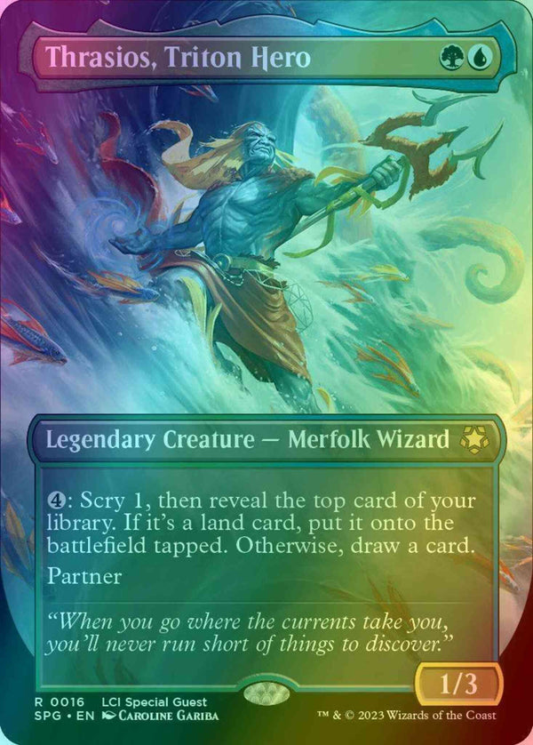 Thrasios, Triton Hero [16] [Borderless] [Special Guests] [Foil]