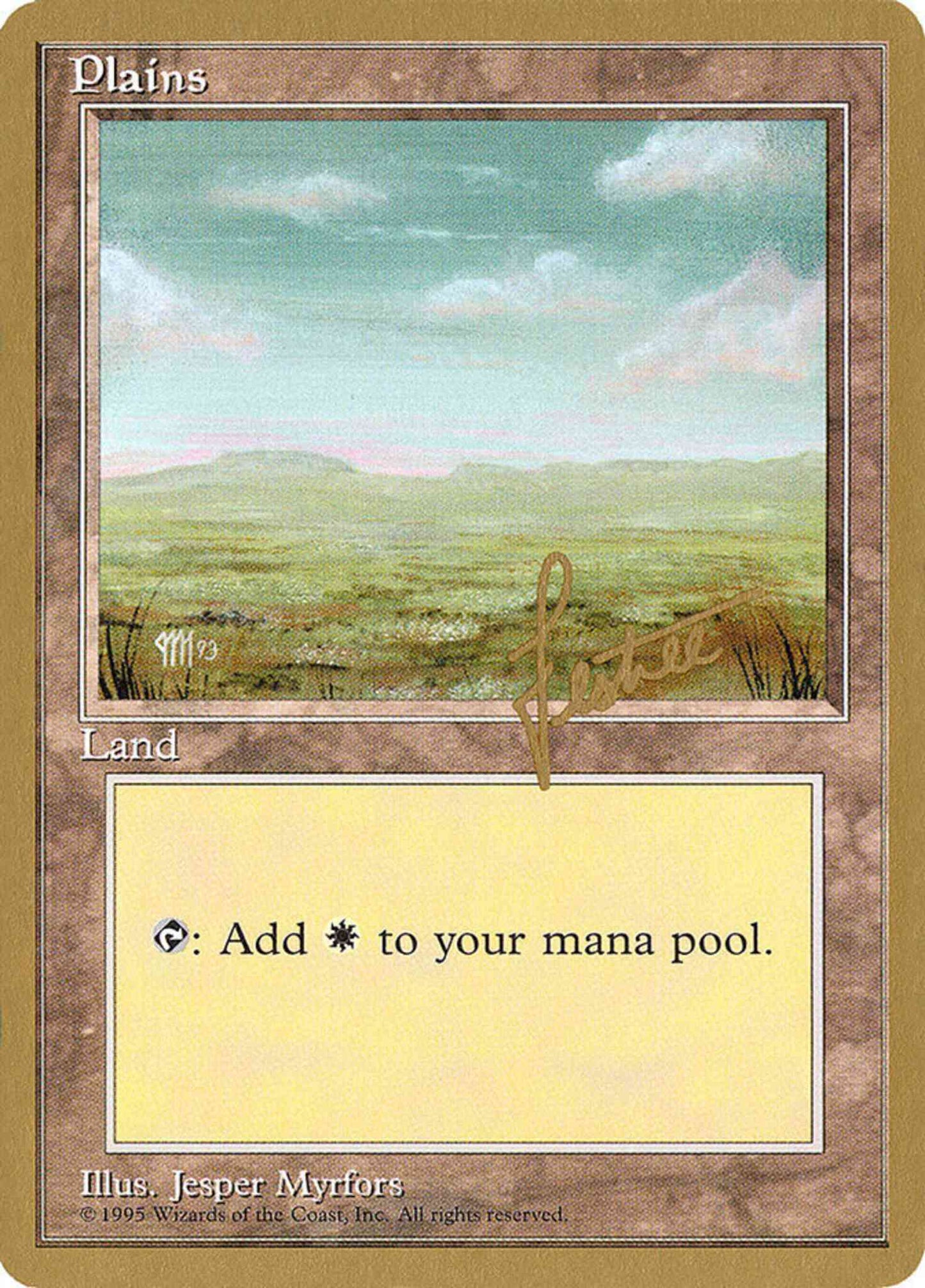 Plains [bl364] [Bertrand Lestree] [No Foreground Grass] [Pro Tour Collector Set] [Non-Foil]
