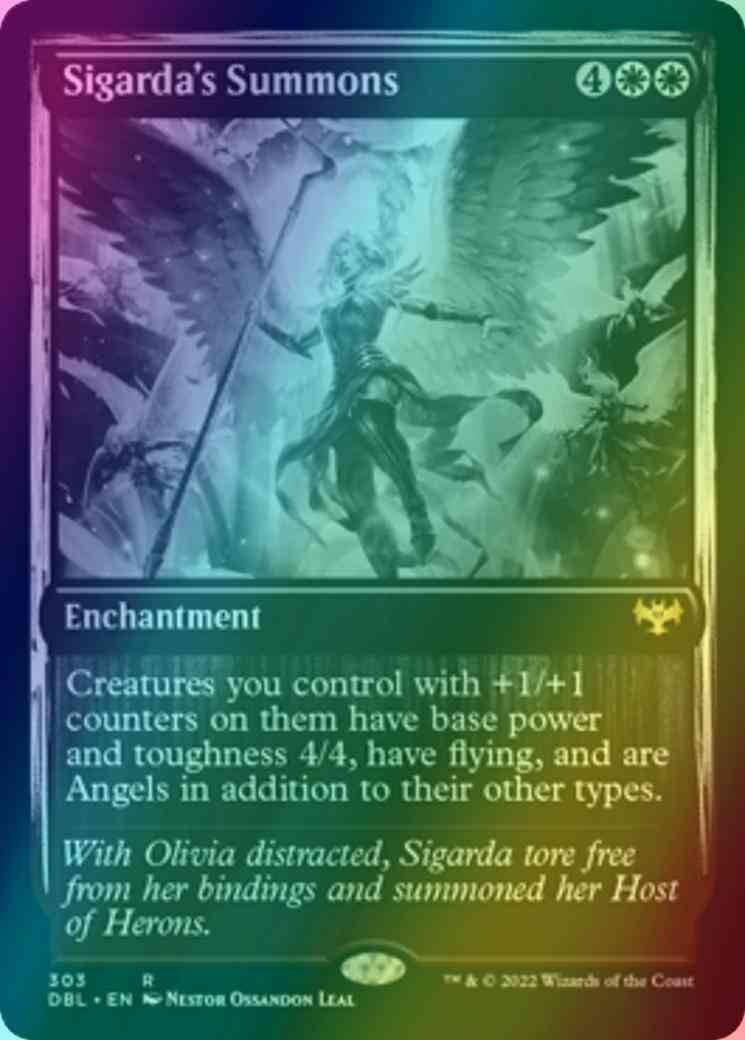 Sigarda's Summons [303] [Innistrad: Double Feature] [Foil]