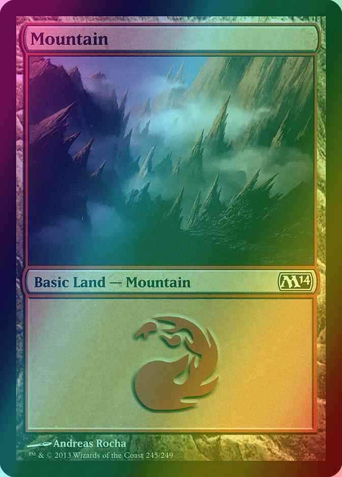 Mountain [245] [Magic 2014] [Foil]