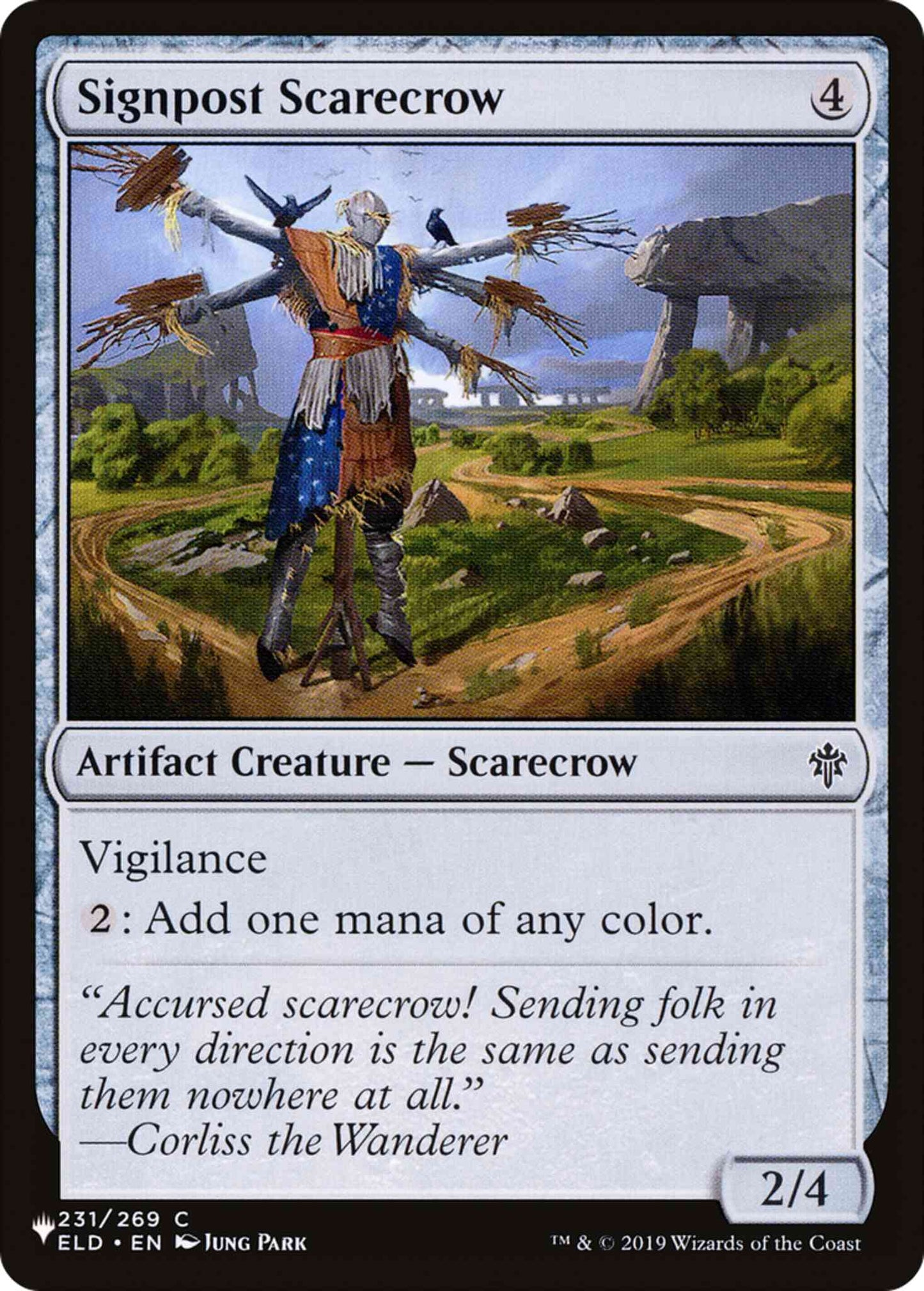 Signpost Scarecrow [ELD-231] [The List] [Non-Foil]