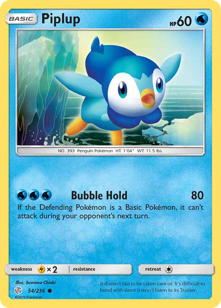 Piplup - 54/236 - Common [sm12-54] [Non-Holo]