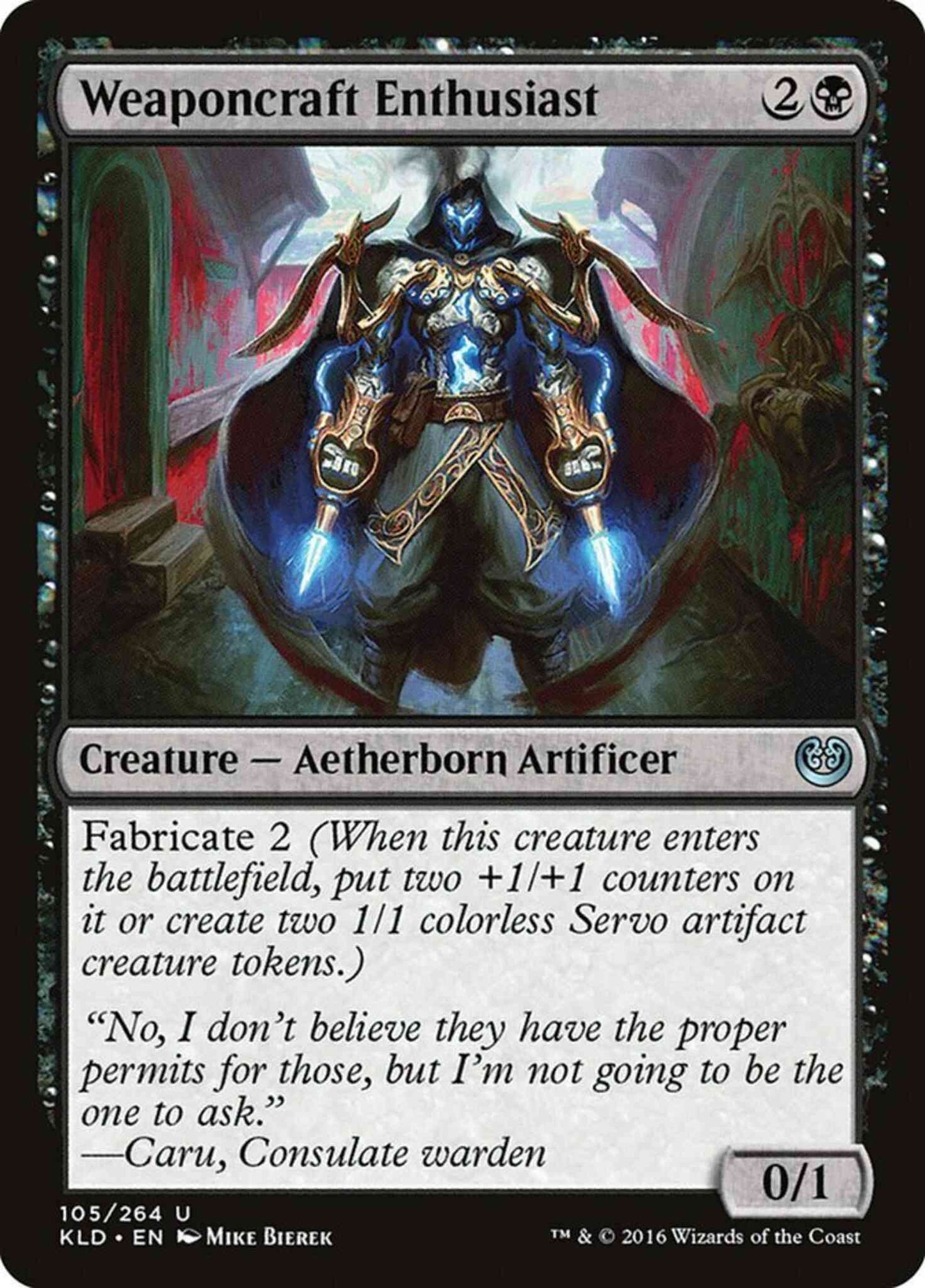 Weaponcraft Enthusiast [105] [Kaladesh] [Non-Foil]