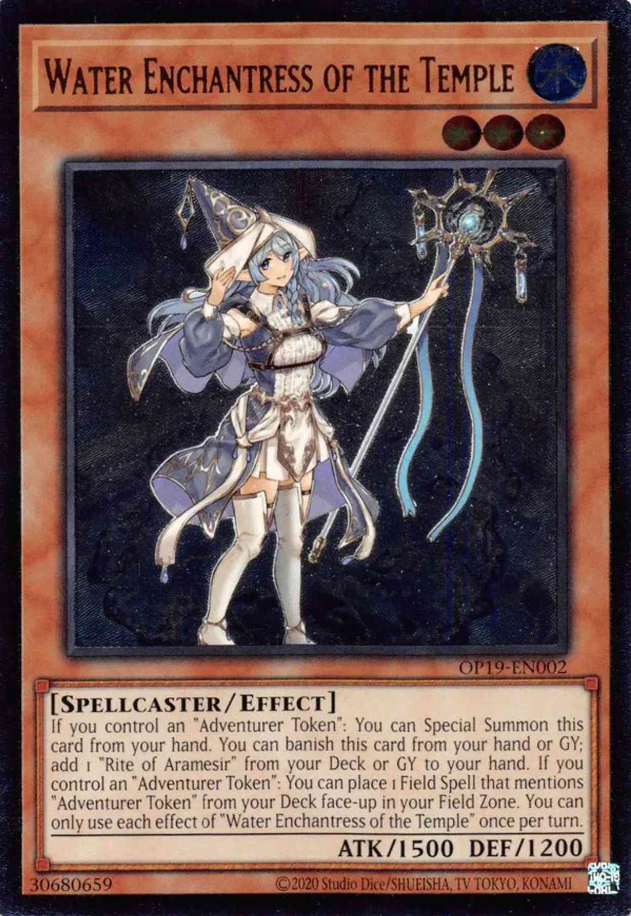 Water Enchantress of the Temple - OP19-EN002 - Ultimate Rare - Unlimited
