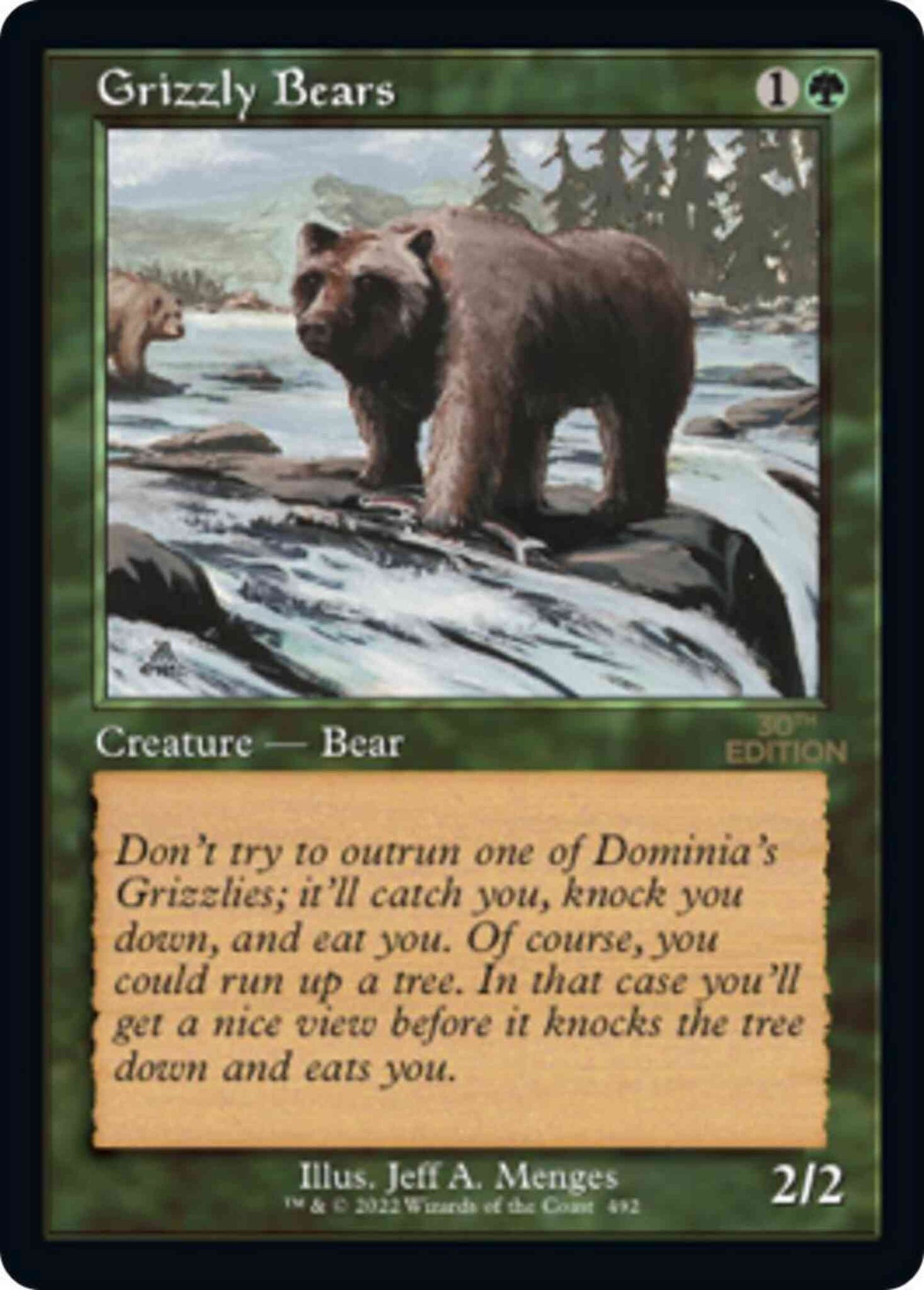 Grizzly Bears [492] [Retro Frame] [30th Anniversary Edition] [Non-Foil]