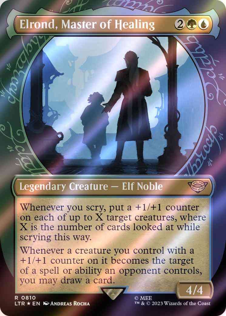 Elrond, Master of Healing [810] [Ring Showcase] [The Lord of the Rings: Tales of Middle-earth] [Surge Foil]