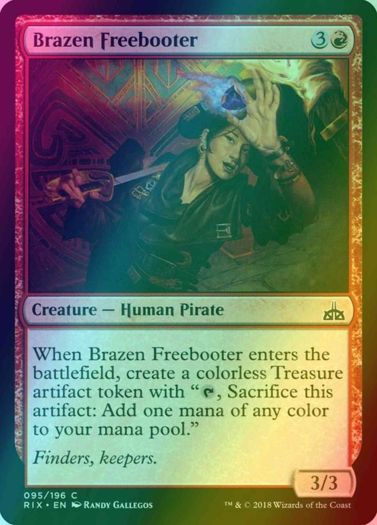 Brazen Freebooter [95] [Rivals of Ixalan] [Foil]