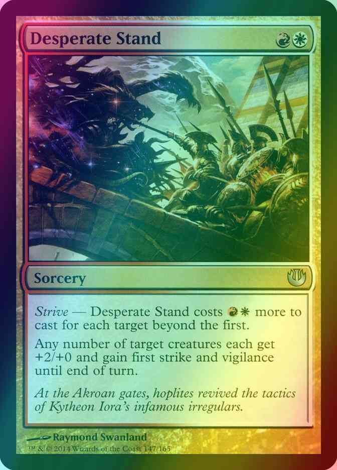 Desperate Stand [147] [Journey into Nyx] [Foil]