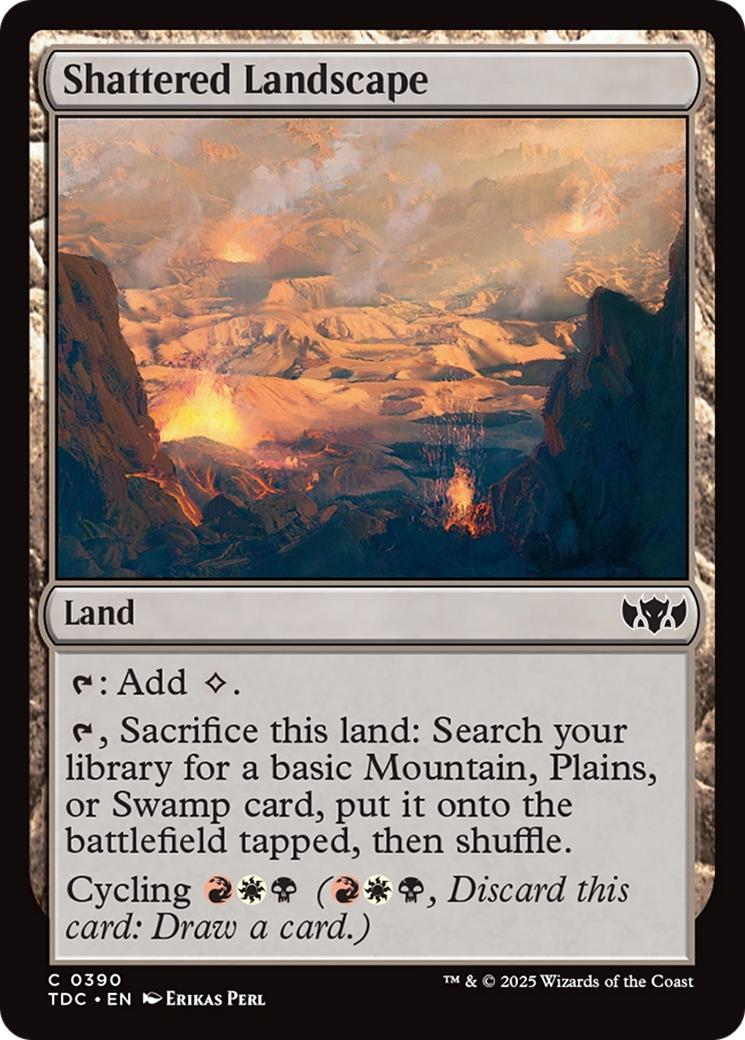 Shattered Landscape [390] [Tarkir: Dragonstorm: Commander] [Non-Foil]