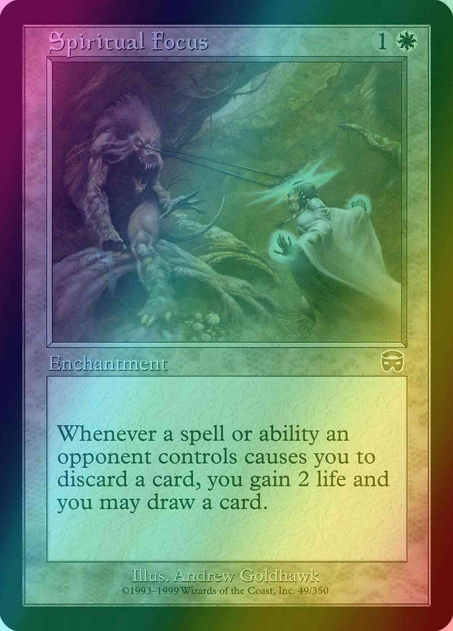 Spiritual Focus [49] [Mercadian Masques] [Foil]