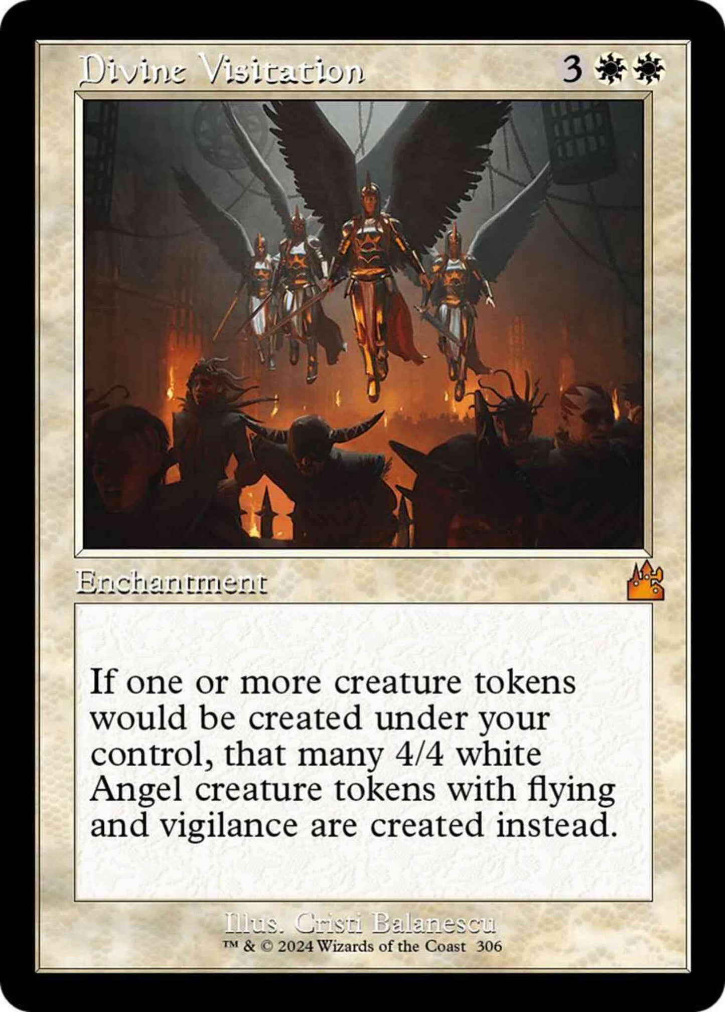 Divine Visitation [306] [Retro Frame] [Ravnica Remastered] [Non-Foil]