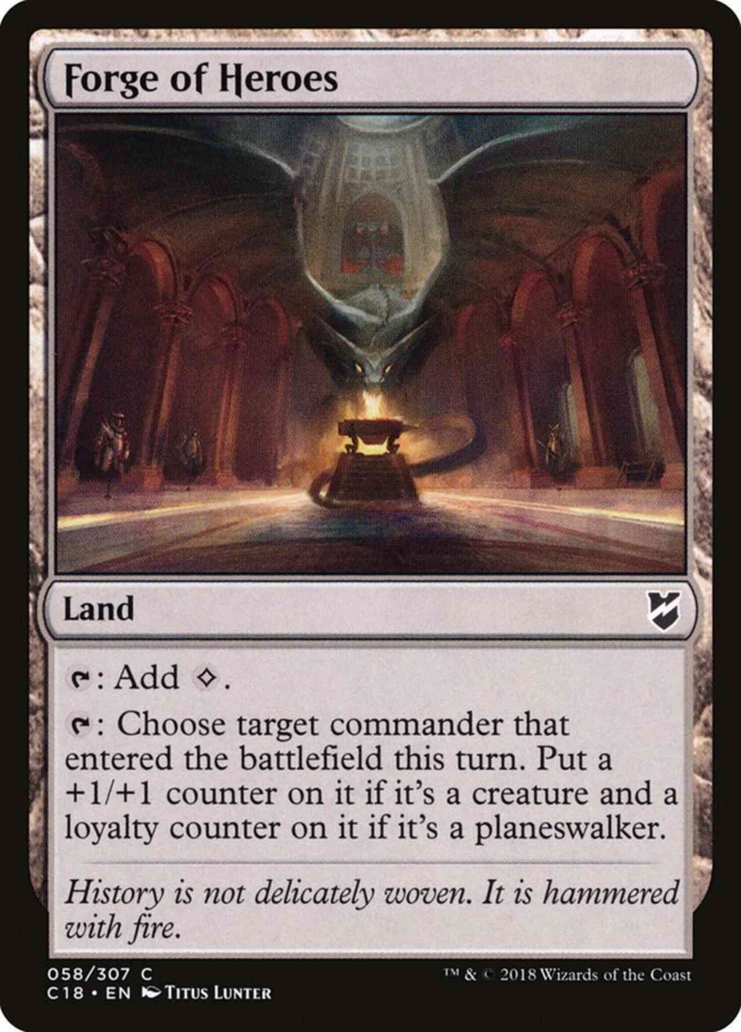 Forge of Heroes [58] [Commander 2018] [Non-Foil]