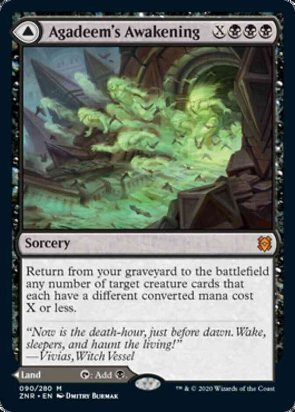 Agadeem's Awakening // Agadeem, the Undercrypt [90] [Zendikar Rising] [Non-Foil]