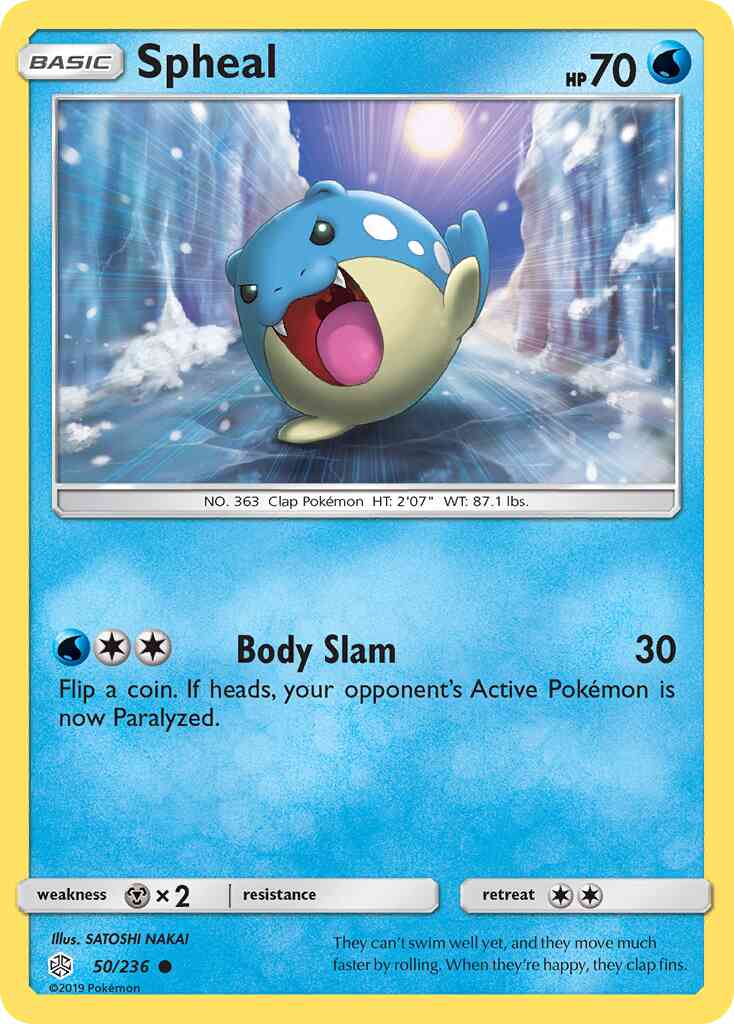 Spheal - 50/236 - Common [sm12-50] [Reverse Holo]
