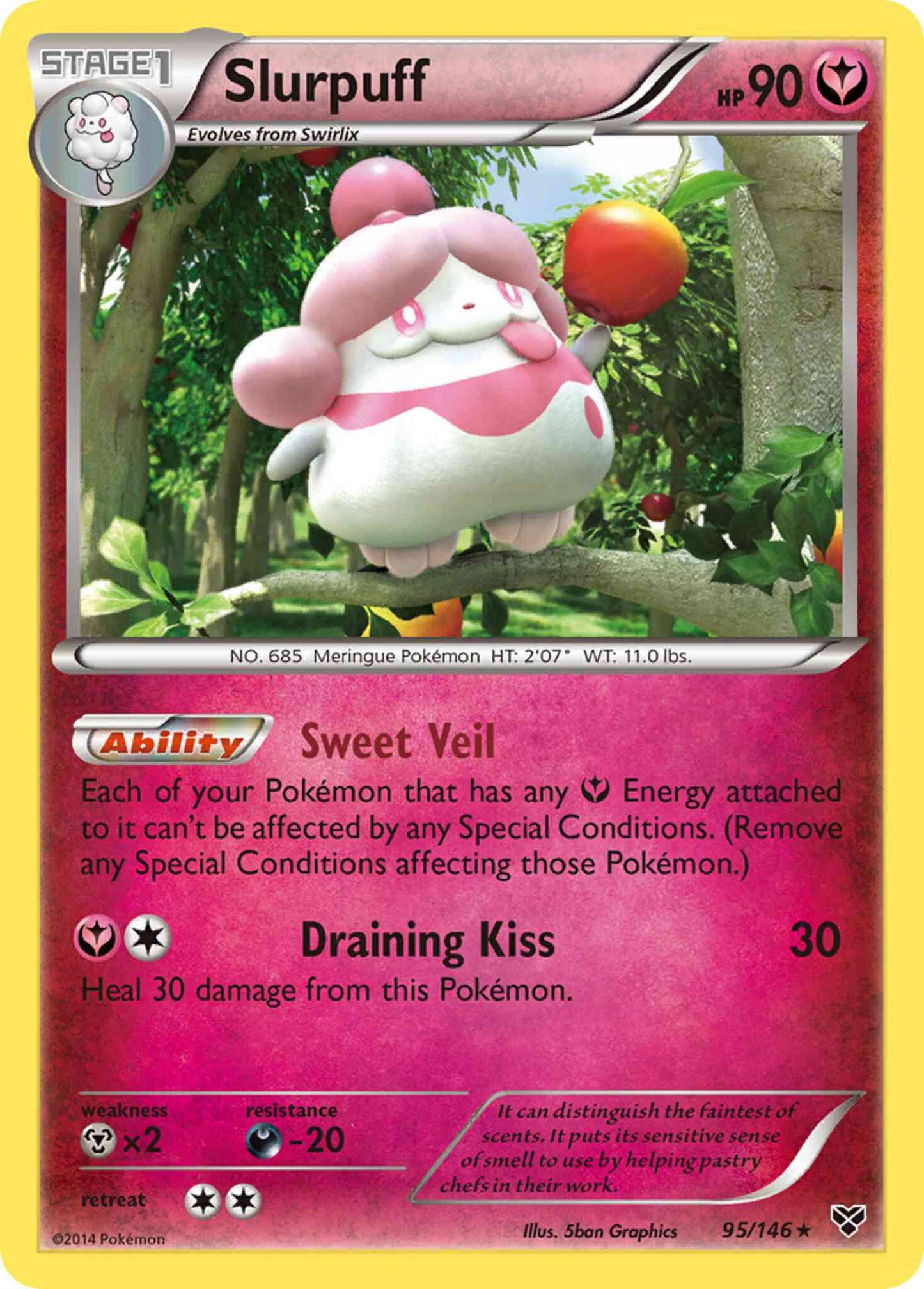 Slurpuff - 95/146 - Rare Holo [xy1-95] [Holo]
