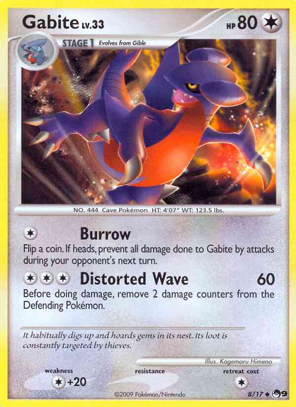 Gabite - 8/17 - Uncommon [pop9-8] [Non-Holo]