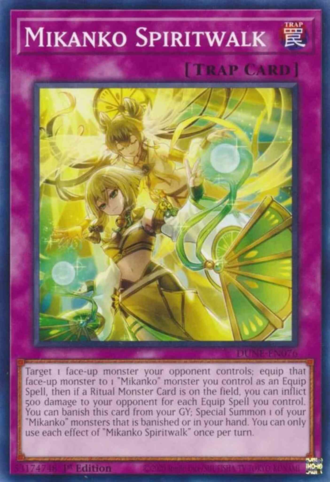 Mikanko Spiritwalk - DUNE-EN076 - Common - 1st Edition