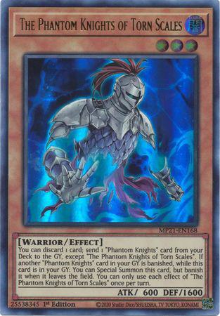 The Phantom Knights of Torn Scales - MP21-EN168 - Ultra Rare - 1st Edition