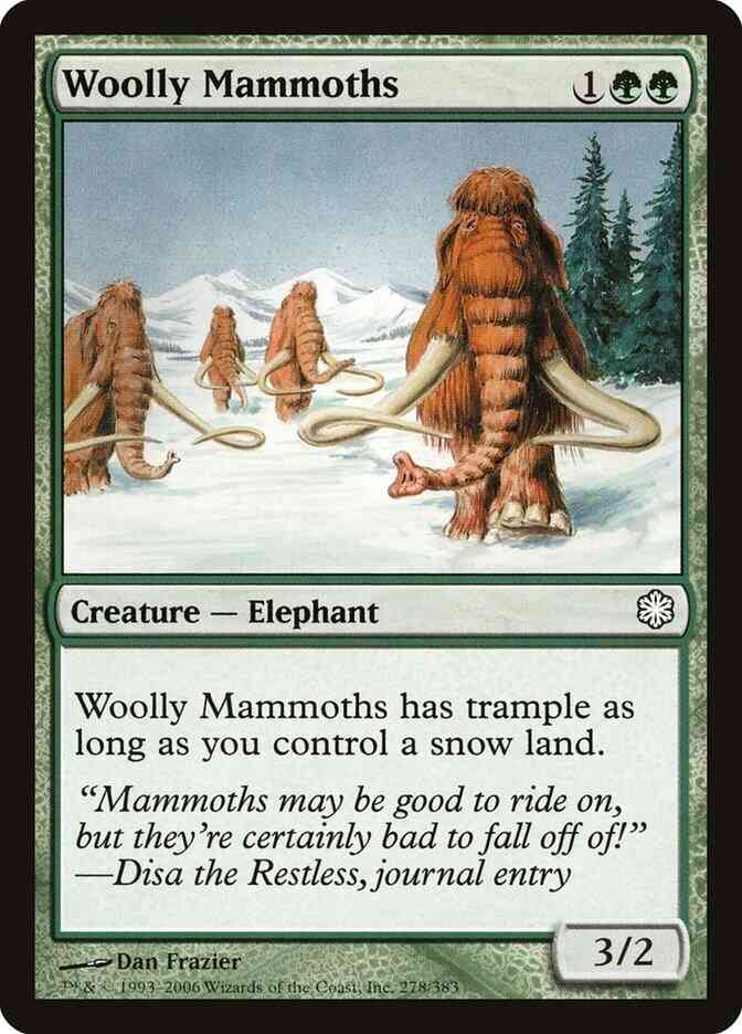 Woolly Mammoths [278] [Coldsnap Theme Decks] [Non-Foil]