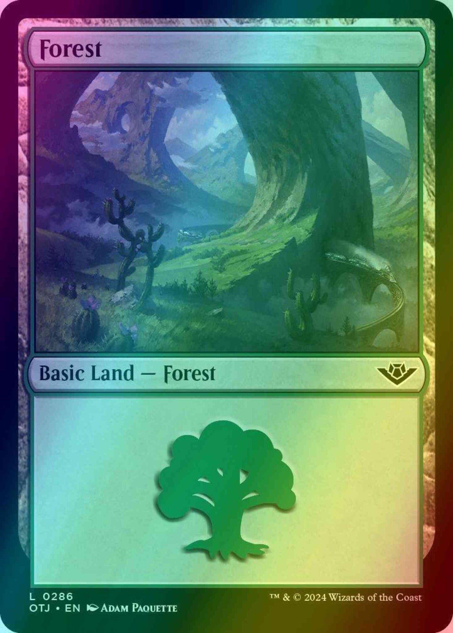 Forest [286] [Outlaws of Thunder Junction] [Foil]