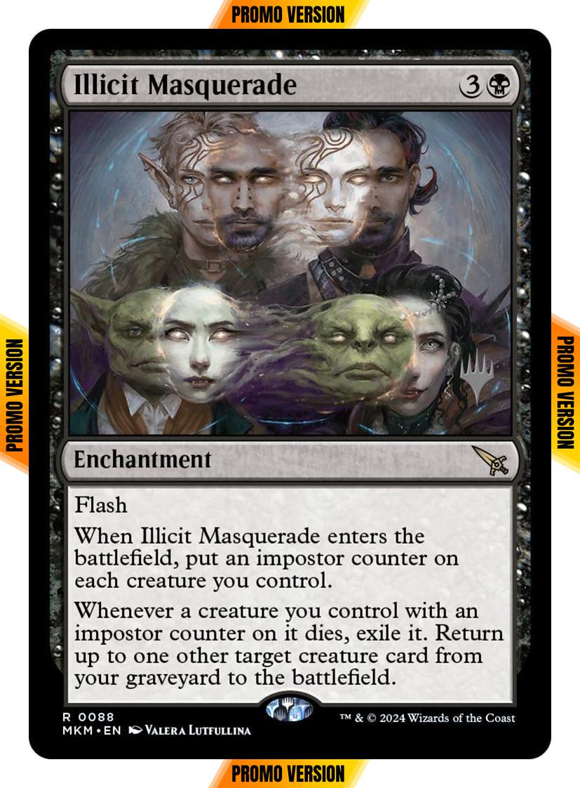 Illicit Masquerade [88p] [Promo Pack] [Murders at Karlov Manor: Promos] [Non-Foil]