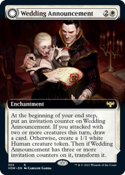 Wedding Announcement // Wedding Festivity [355] [Extended Art] [Innistrad: Crimson Vow] [Non-Foil]