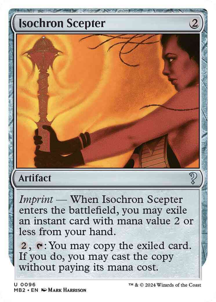 Isochron Scepter [96] [White Border] [Mystery Booster 2] [Non-Foil]