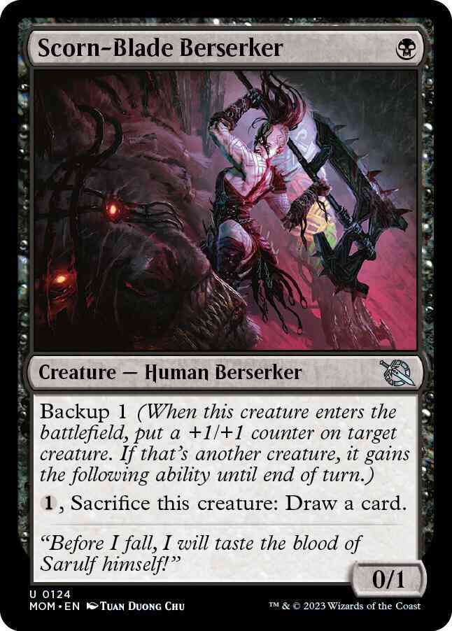 Scorn-Blade Berserker [124] [March of the Machine] [Non-Foil]