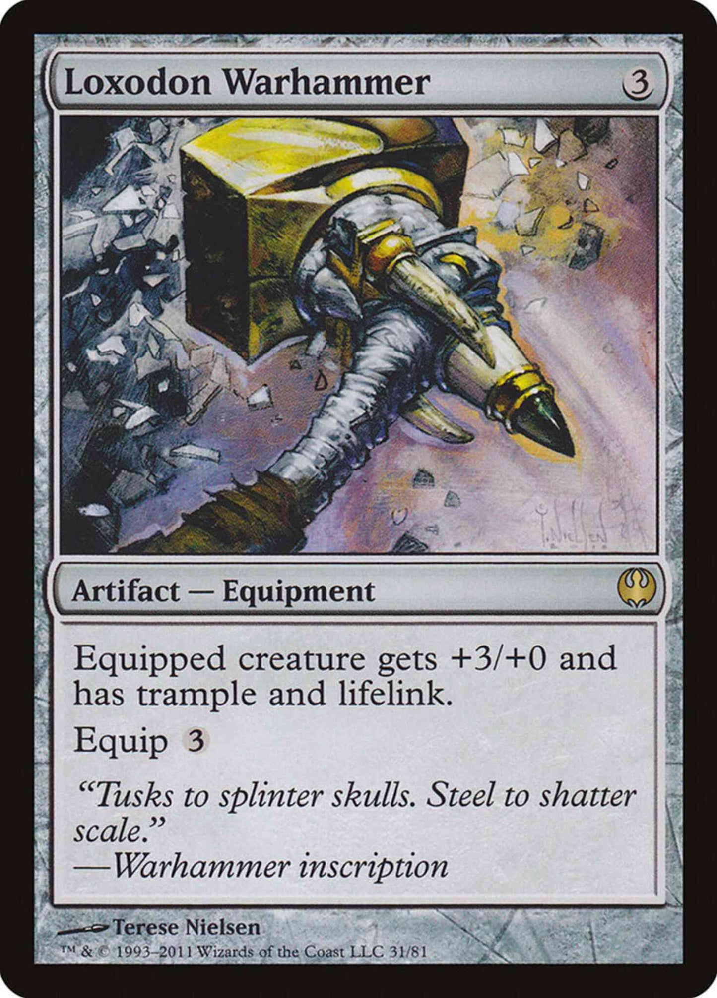 Loxodon Warhammer [31] [Duel Decks: Knights vs. Dragons] [Non-Foil]
