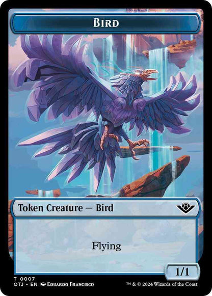 Bird Token (07) // Plot Token (20) [Outlaws of Thunder Junction: Tokens] [Non-Foil]