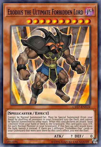 Exodius the Ultimate Forbidden Lord - BP02-EN063 - Mosaic Rare - Unlimited