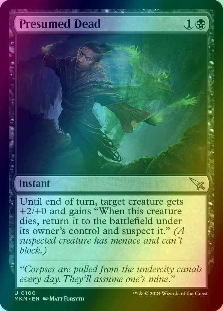 Presumed Dead [100] [Murders at Karlov Manor] [Foil]