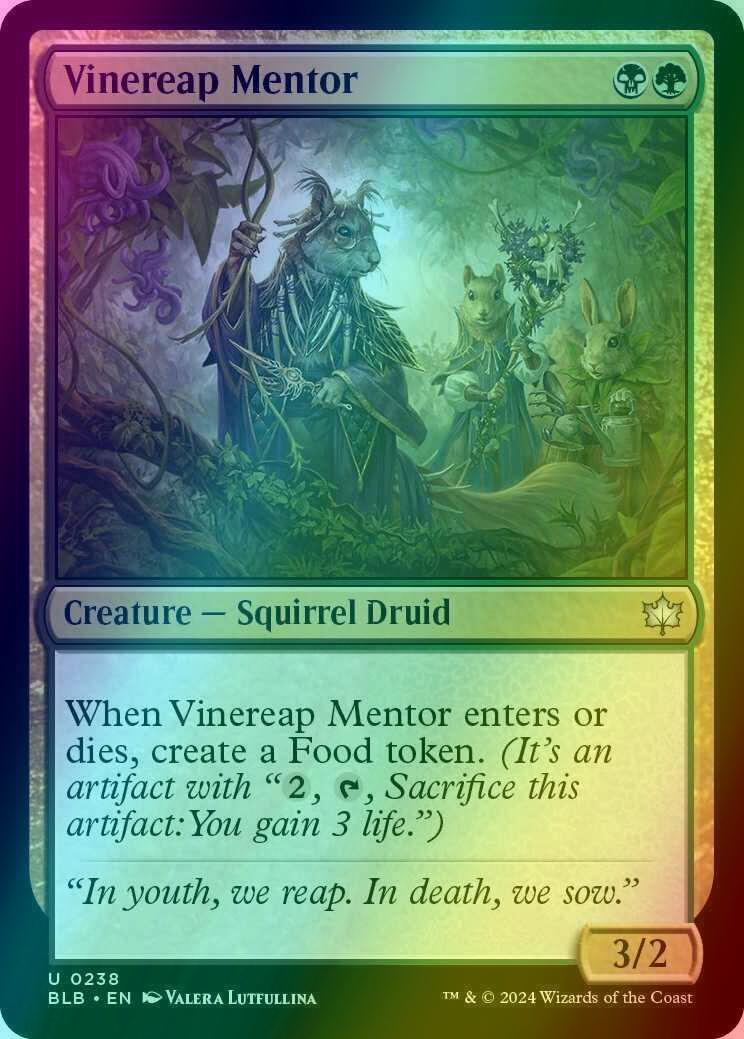 Vinereap Mentor [238] [Bloomburrow] [Foil]