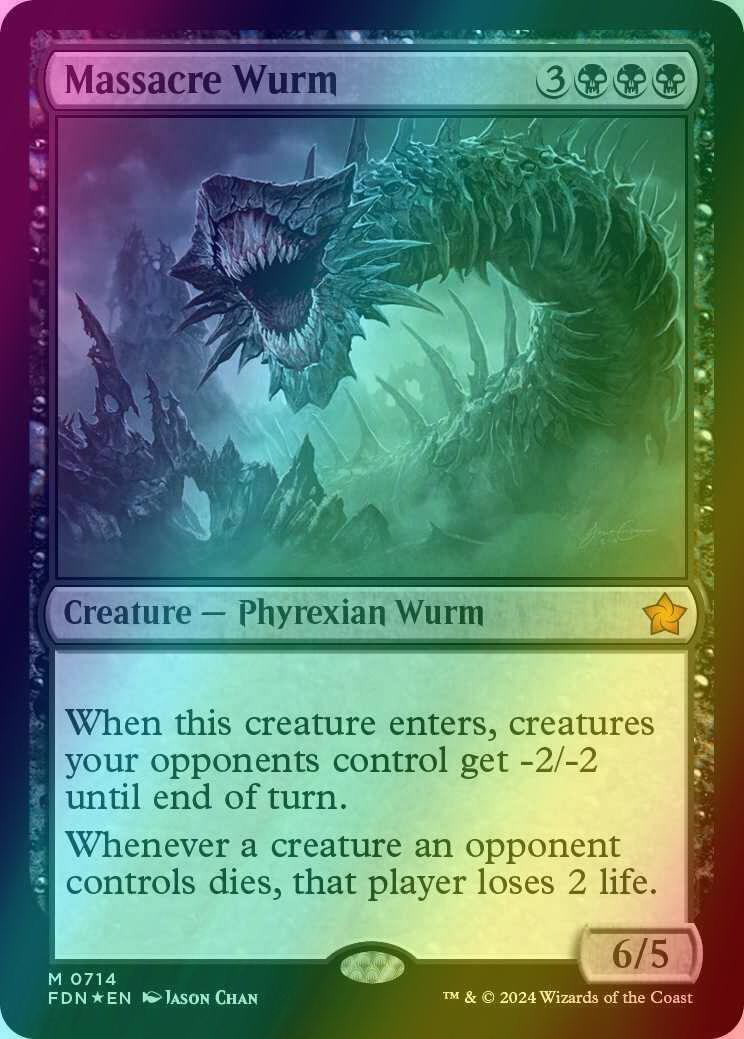 Massacre Wurm [714] [Foundations] [Foil]