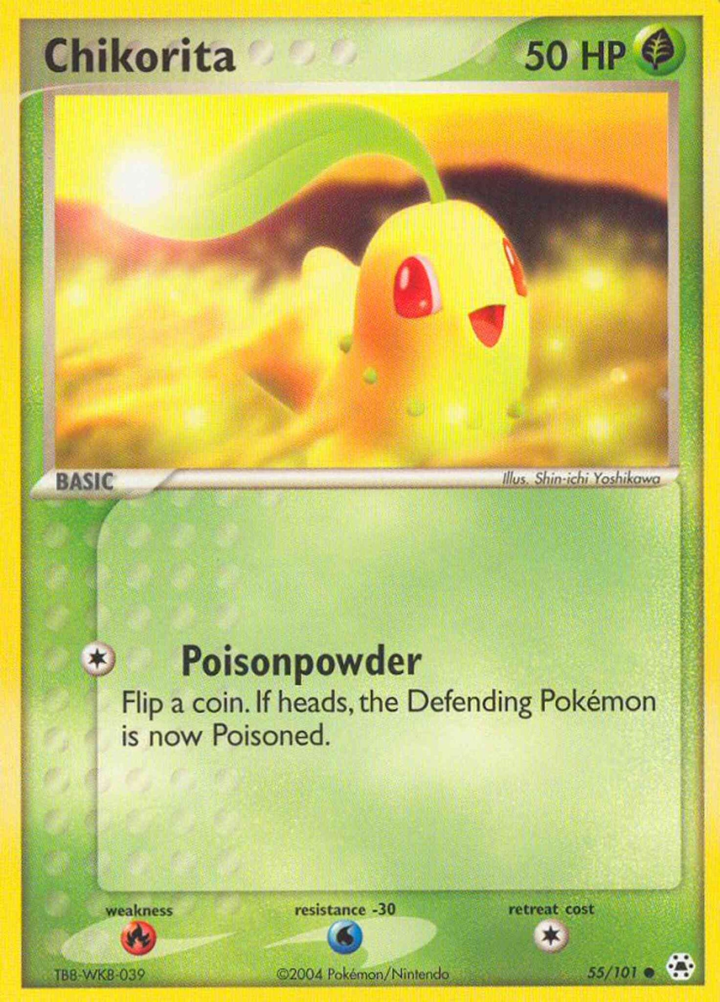 Chikorita - 55/101 - Common [ex5-55] [Reverse Holo]