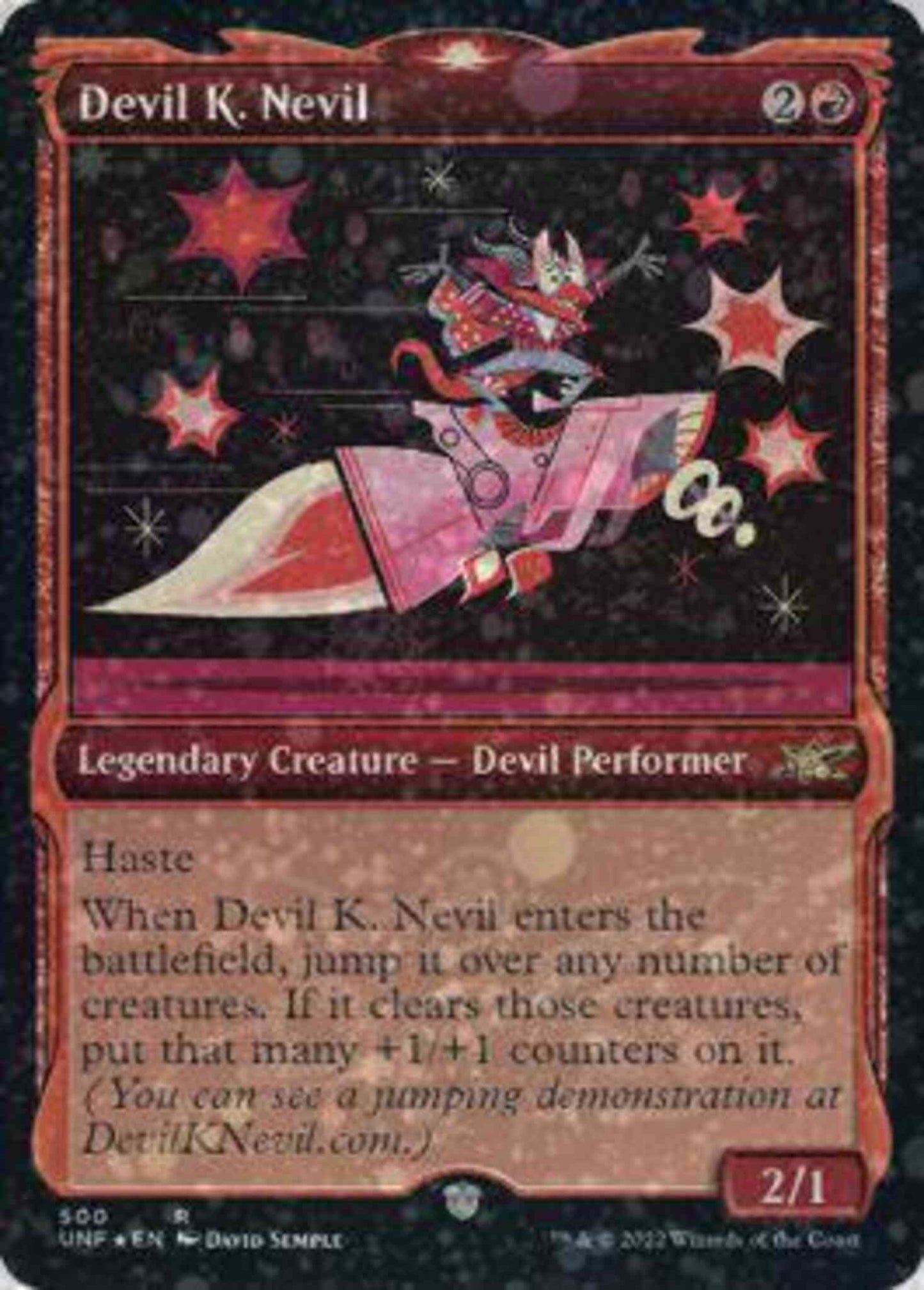 Devil K. Nevil [500] [Showcase Cards of Tomorrow] [Unfinity] [Galaxy Foil]