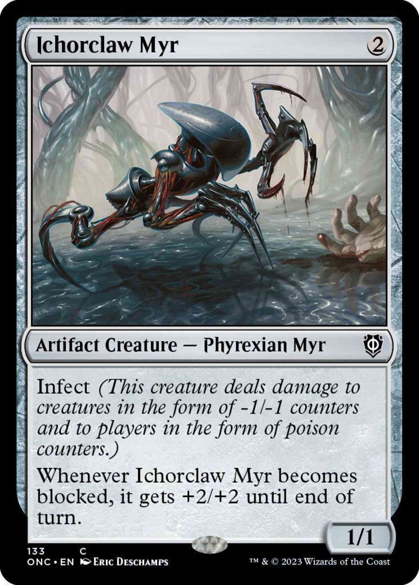 Ichorclaw Myr [133] [Phyrexia: All Will Be One: Commander] [Non-Foil]