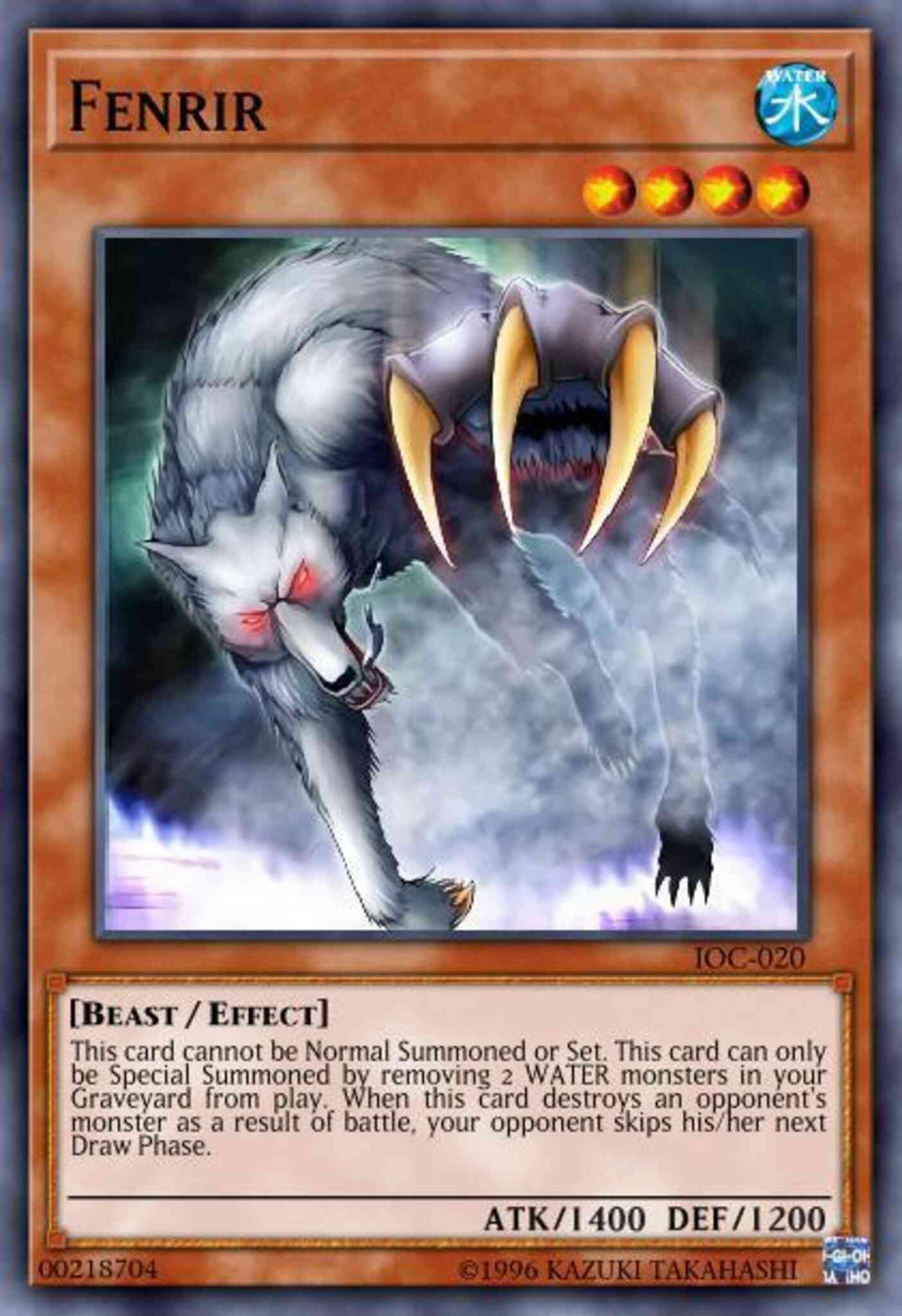 Fenrir - SD4-EN008 - Common - 1st Edition