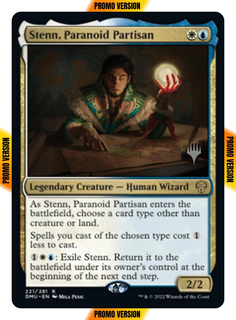 Stenn, Paranoid Partisan [221p] [Promo Pack] [Dominaria United: Promos] [Non-Foil]