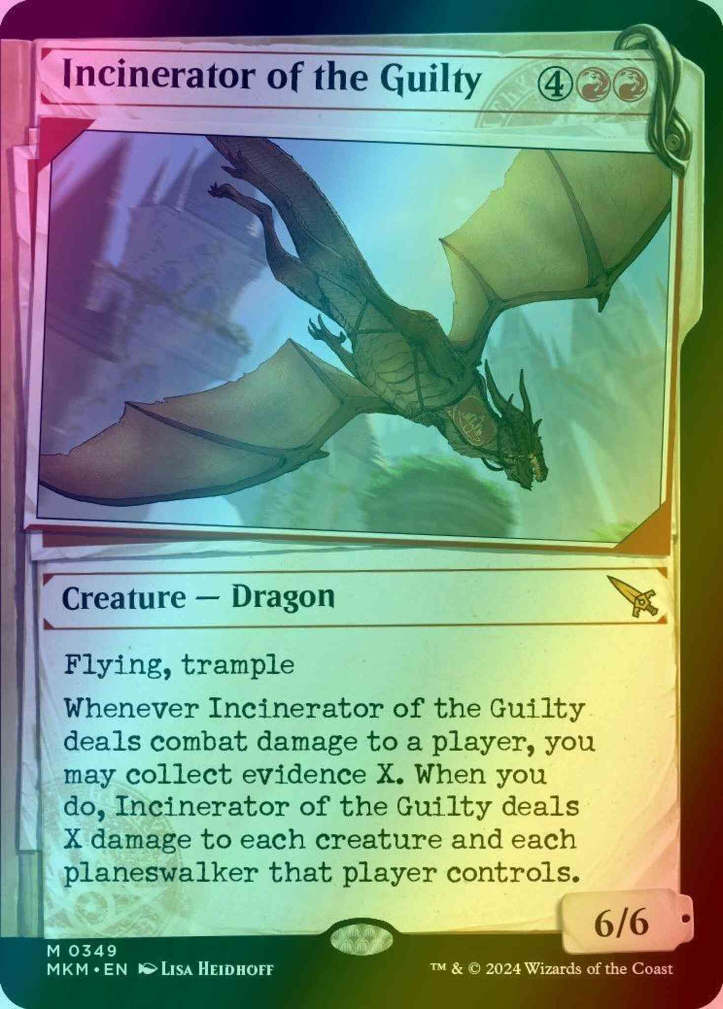 Incinerator of the Guilty [349] [Dossier Showcase] [Murders at Karlov Manor] [Foil]