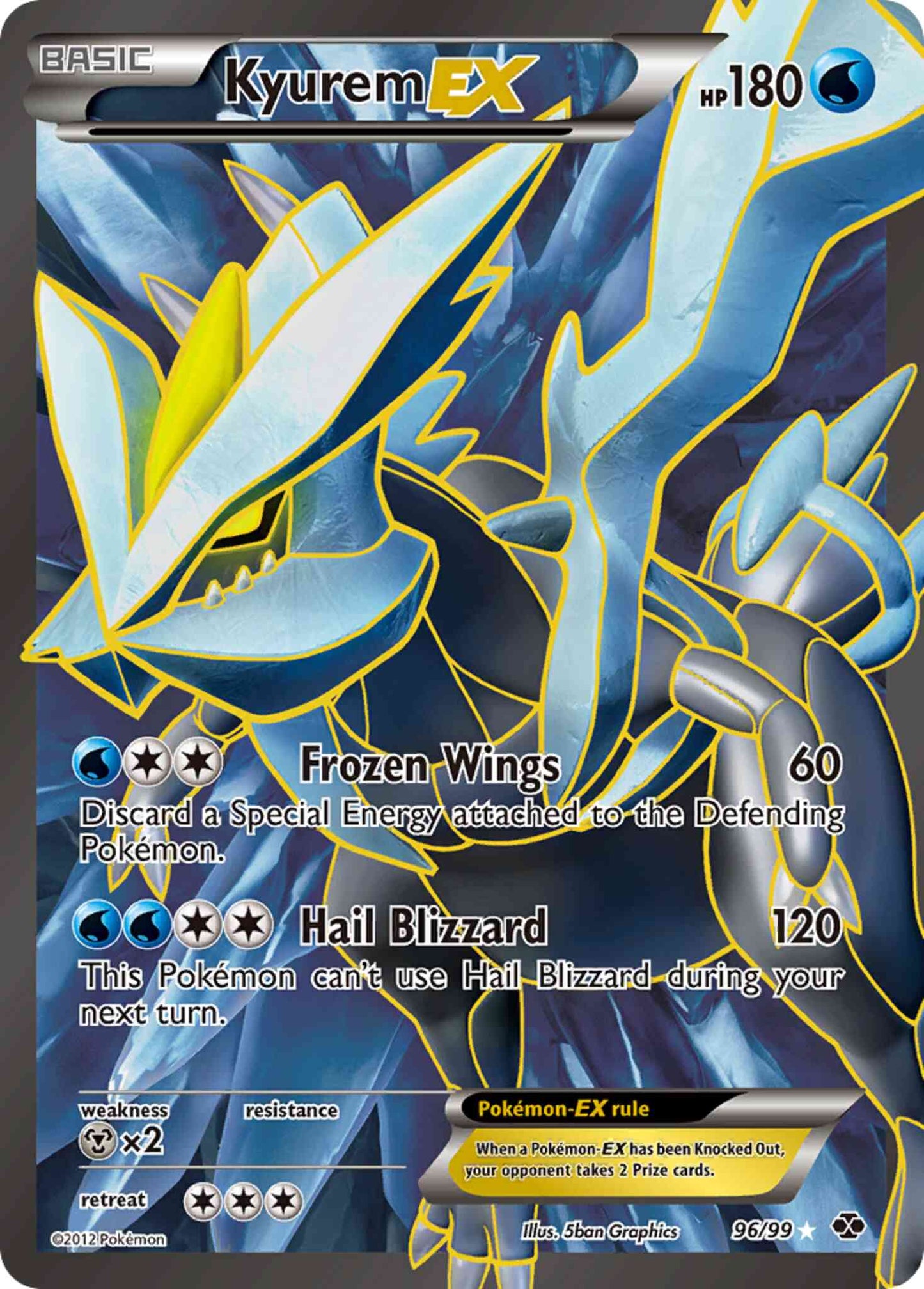 Kyurem-EX - 96/99 - Rare Ultra [bw4-96] [Ultra]