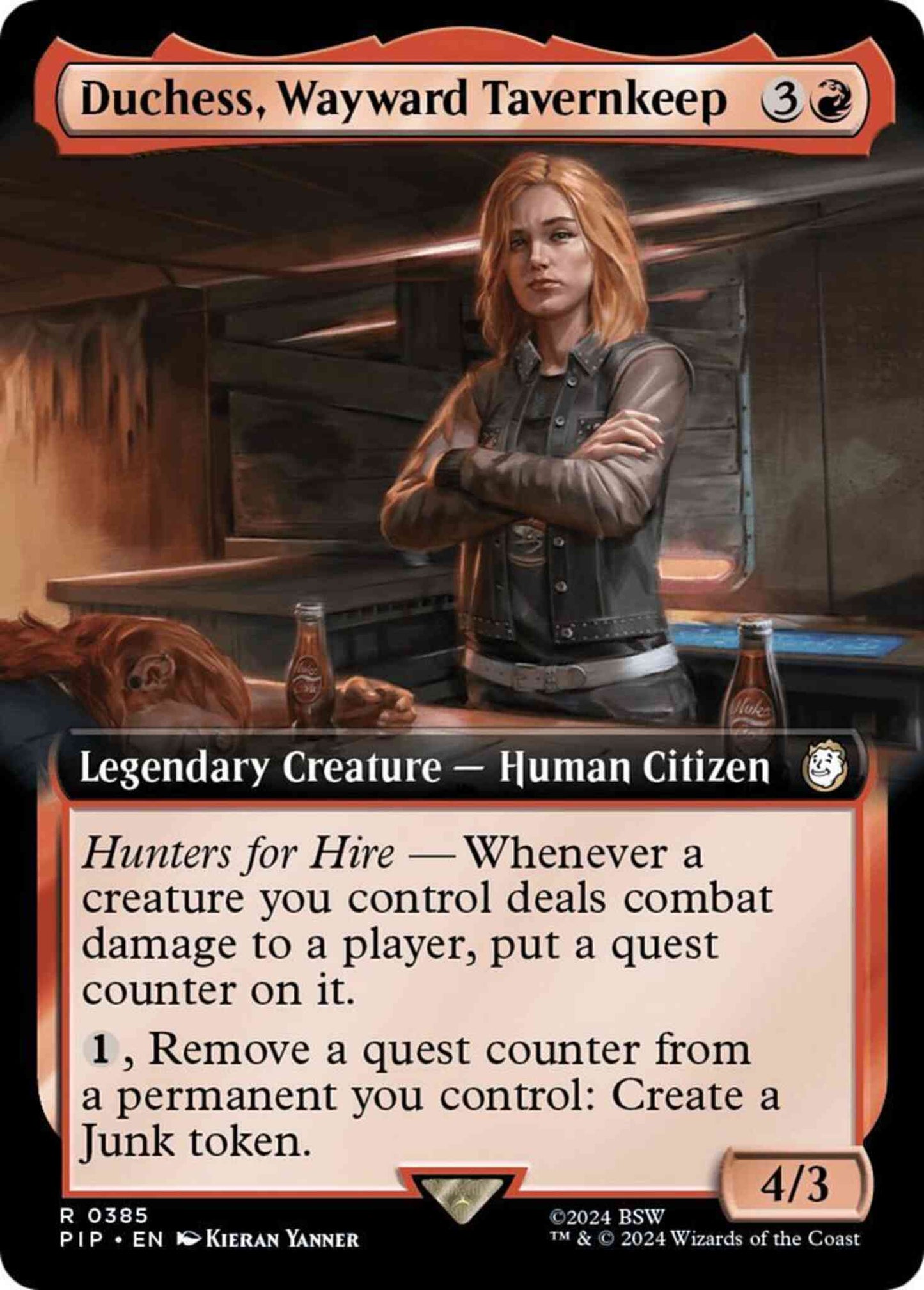 Duchess, Wayward Tavernkeep [385] [Extended Art] [Fallout] [Non-Foil]