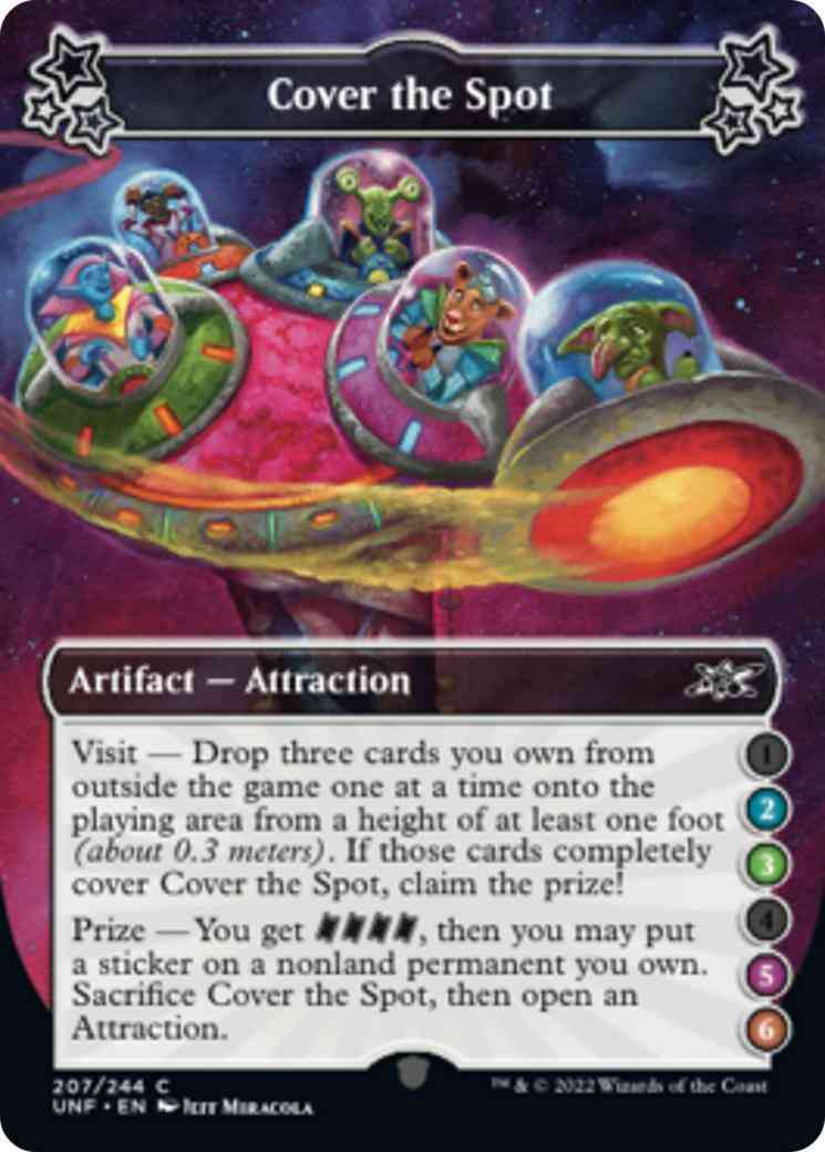 Cover the Spot (2/3/5/6) [207b] [Borderless] [Unfinity] [Non-Foil]
