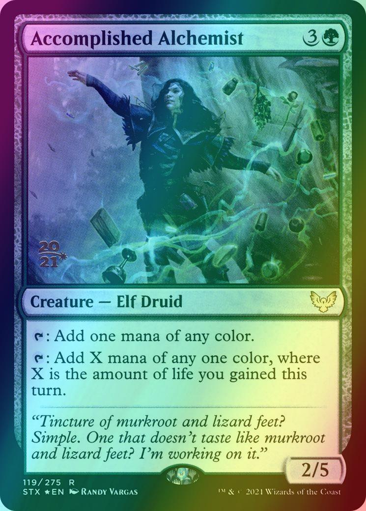 Accomplished Alchemist [Prerelease] [119s] [Strixhaven: School of Mages Promos] [Foil]