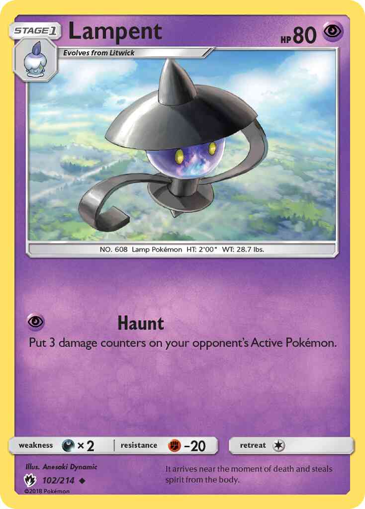 Lampent - 102/214 - Uncommon [sm8-102] [Non-Holo]